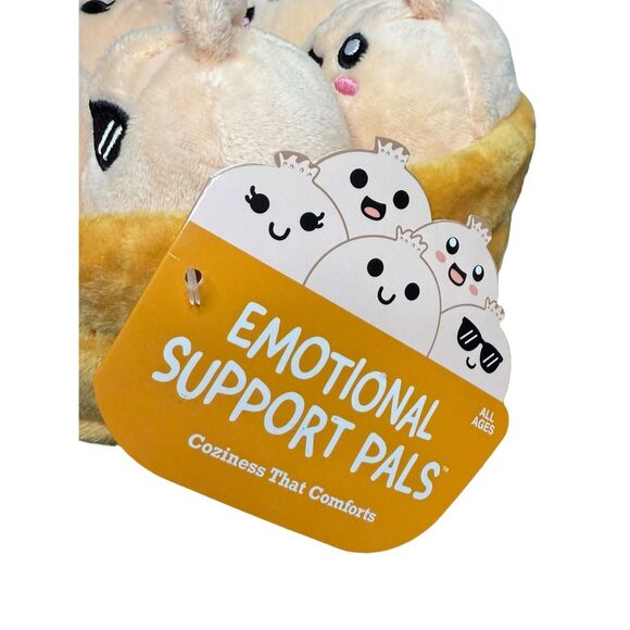 Emotional Support Pals Dumplings 5 Food Plush Toys with Carrying Basket NEW - Picture 4 of 6